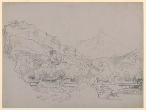 Manzara, Meiringen, İsviçre by William Trost Richards