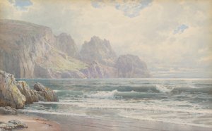 kayalık kıyı şeridi by William Trost Richards