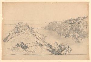 "Cennetten Araf'a, Newport" Çalışması by William Trost Richards
