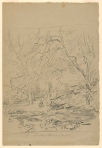 Peyzaj çalışması, Lawton Valley, RI by William Trost Richards