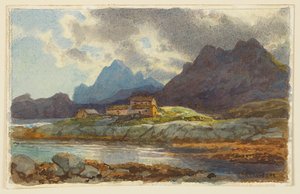 Peyzaj çalışması, Norveç by William Trost Richards