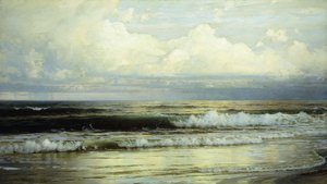 Güneşli Bulutlar ve Deniz, 1897 by William Trost Richards