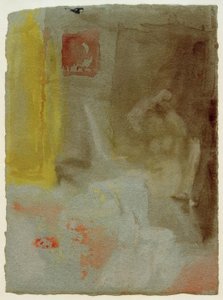 Kadın Çıplak Bir Yatak Odası by Joseph Mallord William Turner