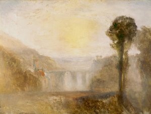 Köprü ve kule by Joseph Mallord William Turner