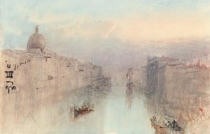 Büyük Kanal ve San Simeone Piccolo by Joseph Mallord William Turner