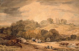 Donnington Kalesi, Newbury, Berkshire by Joseph Mallord William Turner