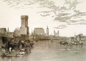 Nehirden görülen Köln by Joseph Mallord William Turner