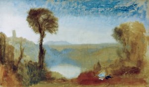 Nemi Gölü by Joseph Mallord William Turner