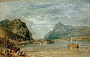 Rolandseck, Nonnenwerth ve Drachenfels by Joseph Mallord William Turner