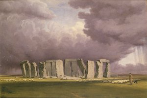 Stonehenge: Fırtınalı Gün, 1846 by Joseph Mallord William Turner