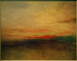Gün batımı(?) by Joseph Mallord William Turner