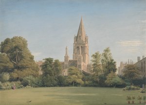 Dean's Garden, Christ Church, Oxford'dan görünüm