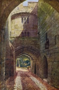 Warwick Kalesi: Gate House ve Portcullis (renkli taş)