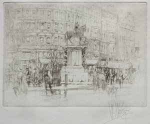 Charing Cross: I. Charles Heykeli by William Walcot