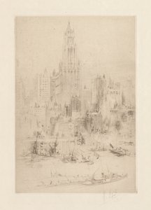 Woolworth Binası ile East River
