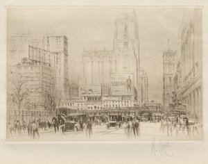 Kırk ikinci Sokak NY by William Walcot