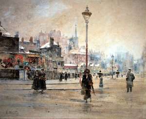 Kışın Londra by William Walcot