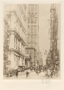 Aşağı Broadway, Aşağı Şehir New York by William Walcot