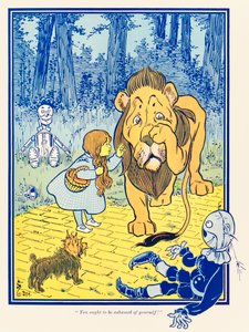 ?Kendinden utanmalısın!? ?Harika Oz Büyücüsü? tarafından L. Frank Baum by William Wallace Denslow