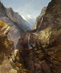 Simplon Geçidi (tuval üzerine yağlı boya)
