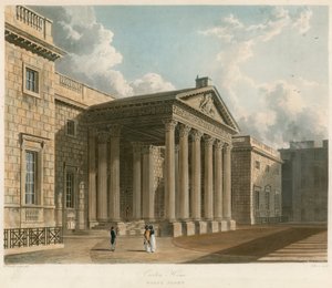 Carlton House, Londra, kuzey cephesi by William Westall