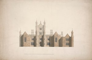 Cambridge Kolejleri İçin Önerilen Bir Tasarımın Yükselişi by William Wilkins