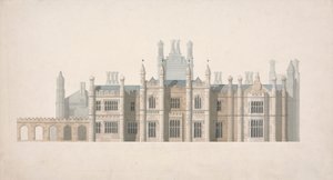Cambridge Kolejleri İçin Önerilen Bir Tasarımın Yükselişi by William Wilkins