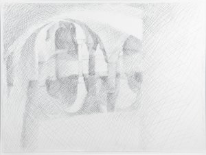 Flooded Crypt, San Zaccaria, Venedik, 2006 (Kağıt Üzerine Kalem) by William Wilkins