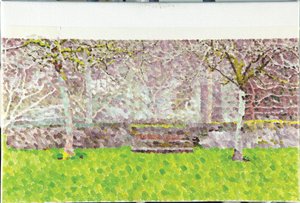 Orchard in Winter, 2014 (Tuval Üzerine Yağlıboya) by William Wilkins