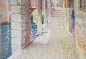 Sotoportego Panada, Venedik, 2011 (Tuval üzerine yağlı boya) by William Wilkins