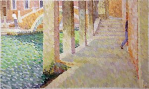 Sotoportego del Traghetto, 2011 (Tuval Üzerine Yağlıboya) by William Wilkins