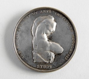 En iyi figür modeli (metal) için George Frampton 10.12.1884'e verilen RA madalyası