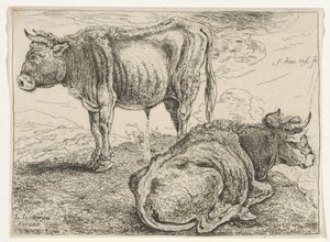 iki öküz by William Young Ottley
