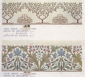 Duvar kağıdı örnek kitabı, 1917