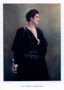John Forbes-Robertson, İngiliz aktör ve tiyatro yöneticisi, 1901. by William and Daniel Downey