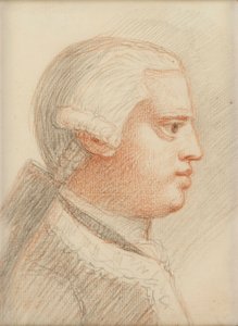 Edward Augustus, Duke of York, c.1761-7 (kağıt üzerinde tebeşir) by William of Bath Hoare