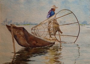 916 Bacak kürekçi, Inle Gölü