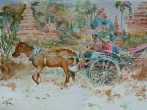 924 Tapınaklarda bir gezinti, Bagan by Wilson Clive