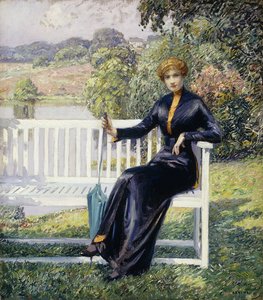 Bahçedeki Lois by Wilson Henry Irvine