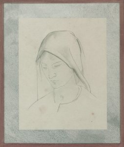 St Martin sunağı çalışması, c.1928 (kağıt üzerine kalem)