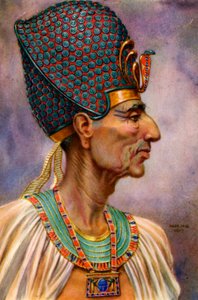 Ramses II, 19. Hanedanlığın Eski Mısır firavunu, MÖ 13. yüzyıl 1926.
