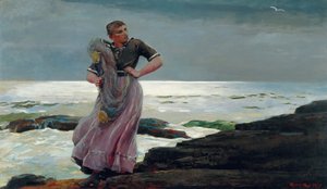Denizde Bir Işık, 1897 by Winslow Homer