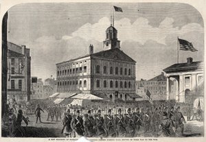 Massachusetts Gönüllülerinden Yeni Bir Alay Savaşa Giderken Boston