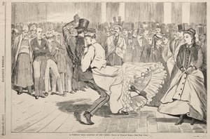 Parisli Bir Balo - Kumarhanede Dans, 1867. by Winslow Homer