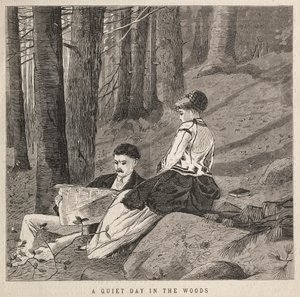 Ormanda Sessiz Bir Gün, 1870. by Winslow Homer