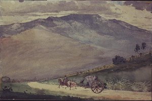Bir Dağ Yolunda Bir Volante, Küba by Winslow Homer