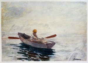 Bir teknede çocuk by Winslow Homer
