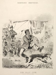 Kampanya Skeçleri: Bizim Jolly Cook, 1863. by Winslow Homer