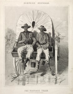 Kampanya Eskizleri: Bagaj Treni, 1863. by Winslow Homer