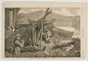Adirondack Dağlarında Kamp Yapmak by Winslow Homer